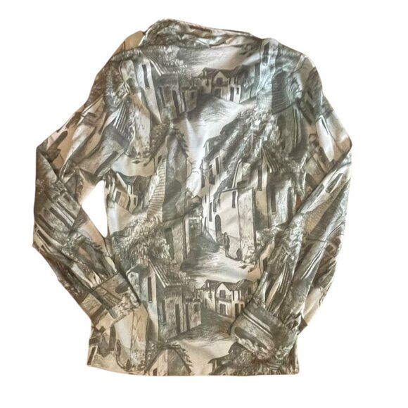 VTG Printed Blouse - Picture 8 of 10